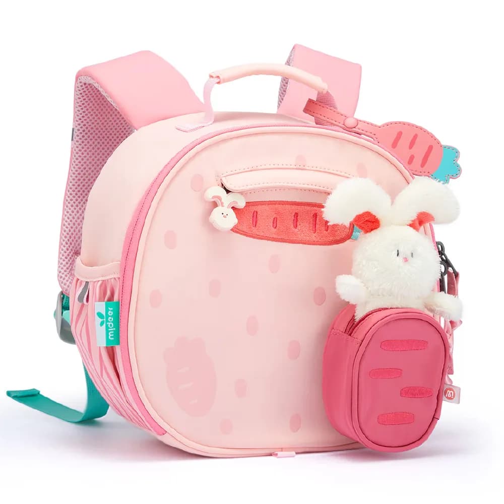 Snuggle Square Backpack, Bunny, by Mideer, essentials, ages 3+