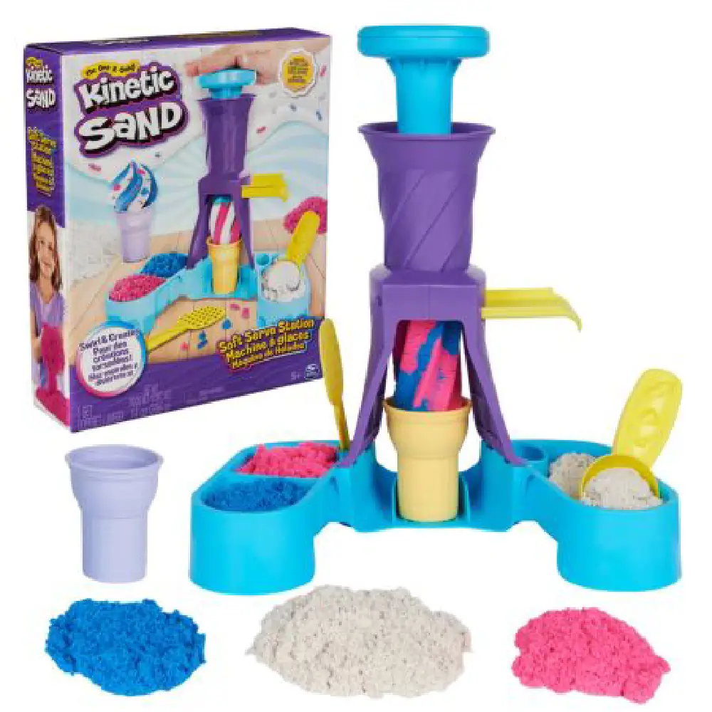 Kinetic Sand Soft Serve Station, by Kinetic sand, sensory, ages 3+