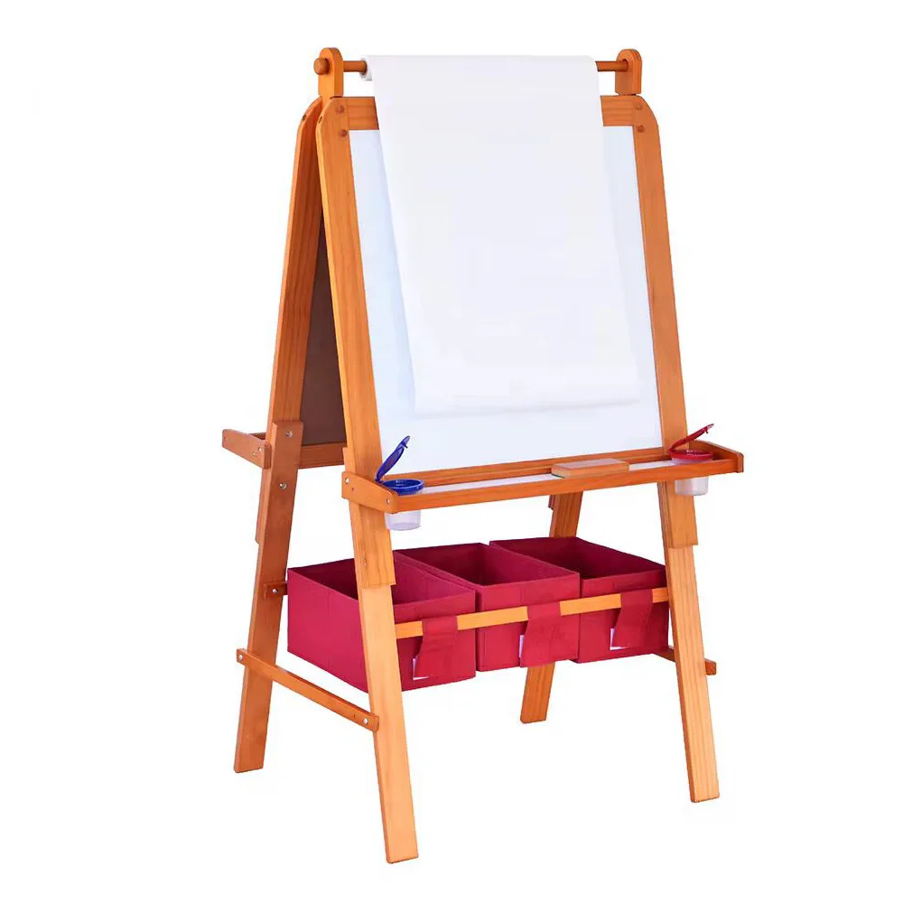 Deluxe Double Sided Wooden Easel, by Acool Toy, boards and easels, ages 3+