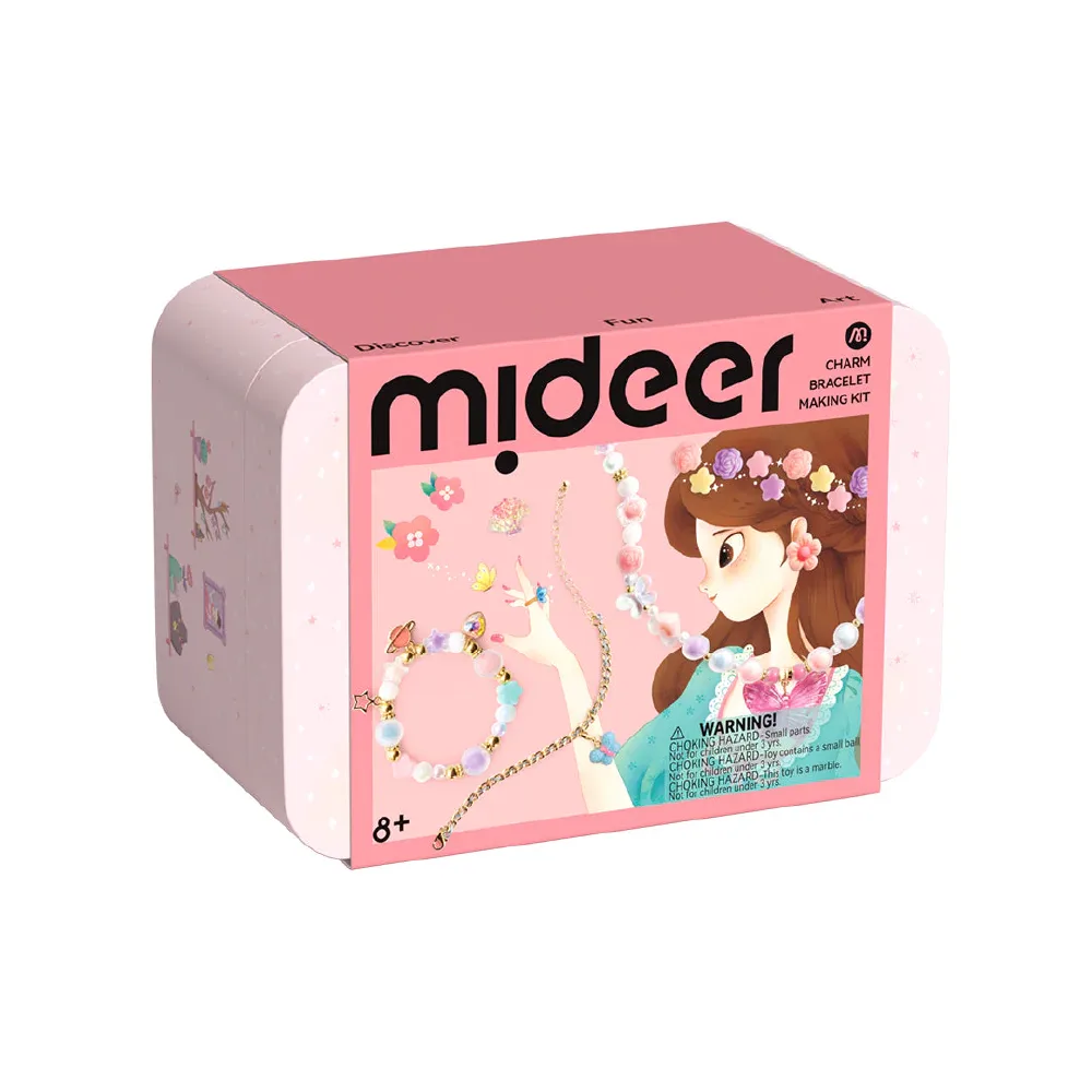 Charm Bracelet Making Kit, by Mideer, fashion, ages 8+