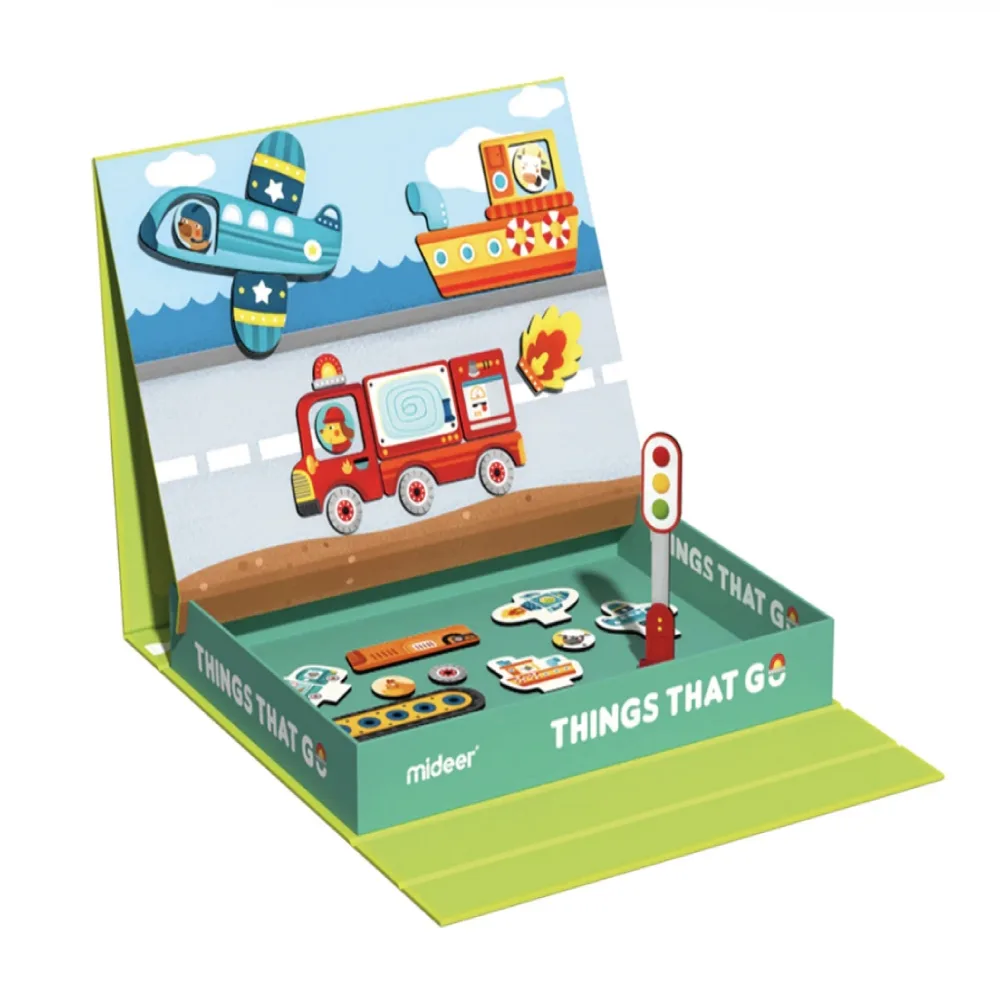 Magnetic Playset, Things That Go, by Mideer, magnetic, ages 3+