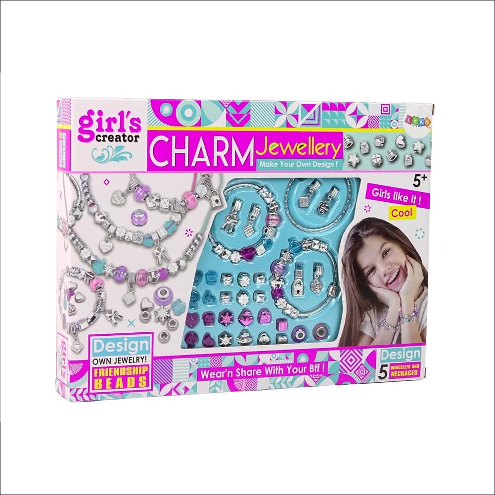 Charm Jewelry Set, by girl's creator, fashion, ages 5+