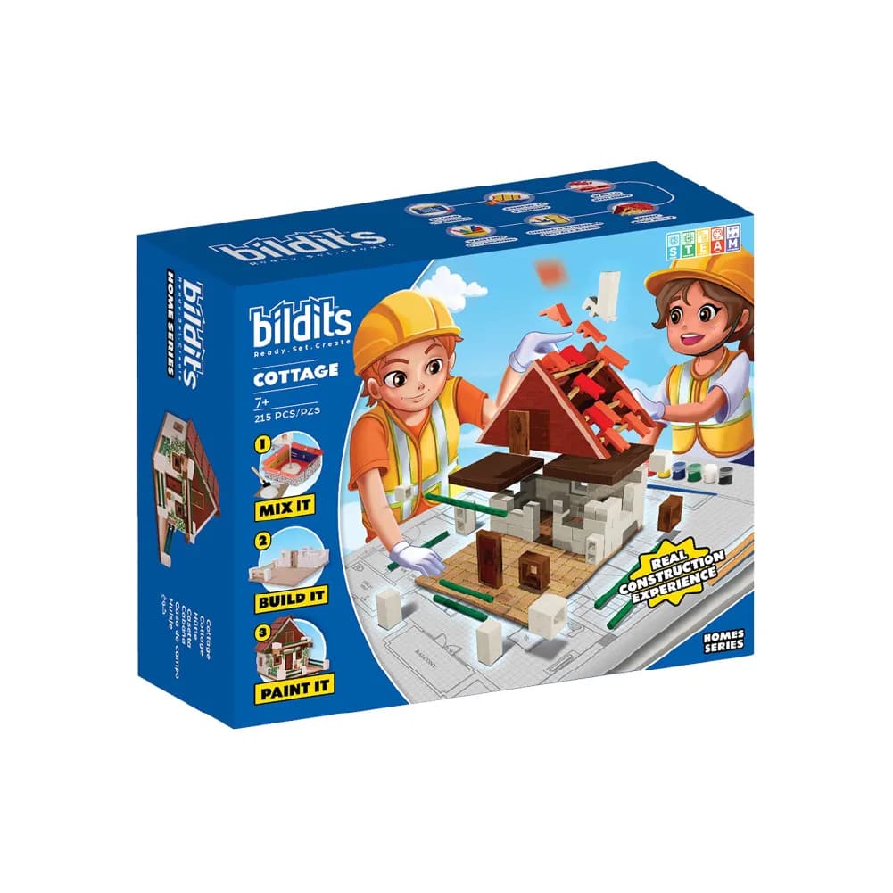 Cottage, Home Series (7+), by bildits, building blocks, ages 5+
