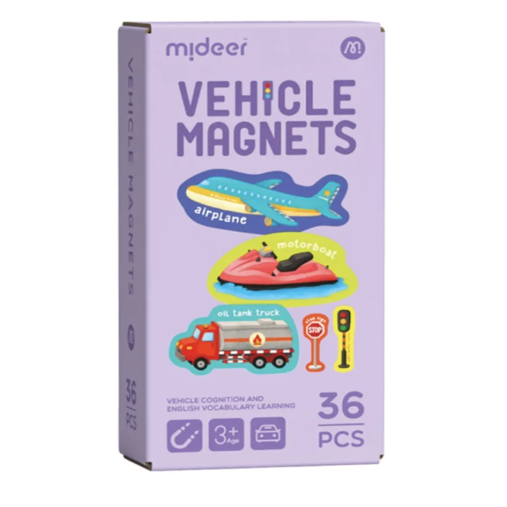 Vehicle Magnets, by Mideer, magnetic, ages 3 to 7