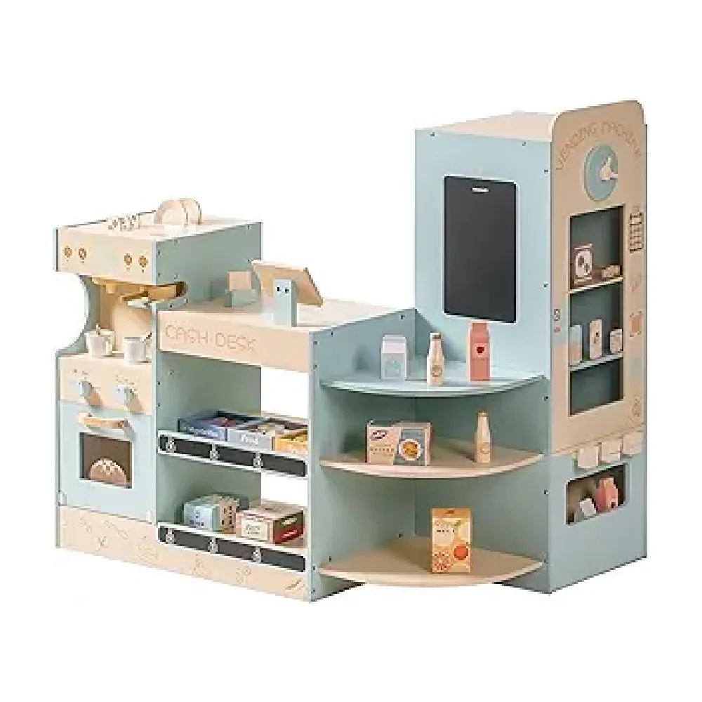 Supermarket, by One Elephant, wooden pretend toys, ages 1 to 4