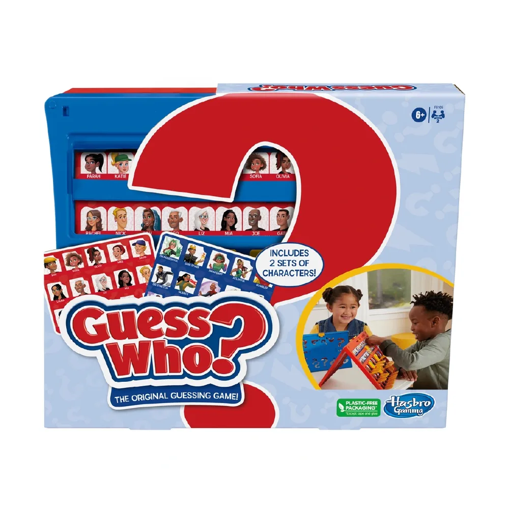 Guess Who?, by Hasbro, board games, ages 6+