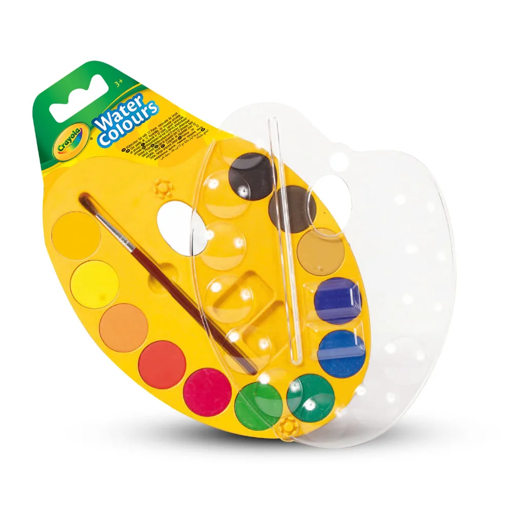 Watercolor Paint Palette, by Crayola, coloring and painting, ages 3+
