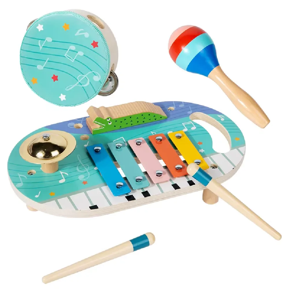 Wooden Musical Set, music, ages 0+
