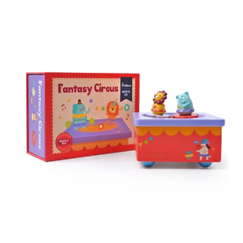 Wooden Musical Box | Fantasy Circus, by Mideer, music