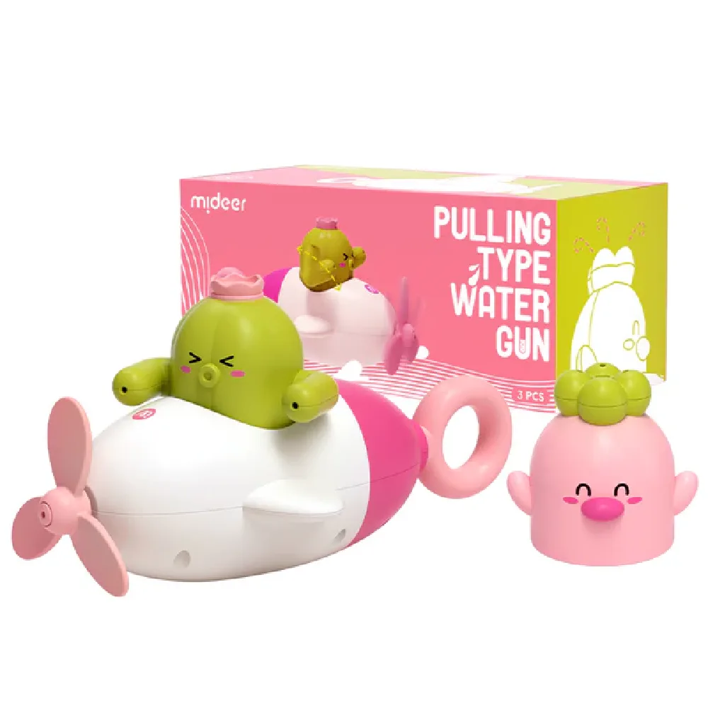 Pulling Type Water Gun Plane, by Mideer, summer, ages 2+