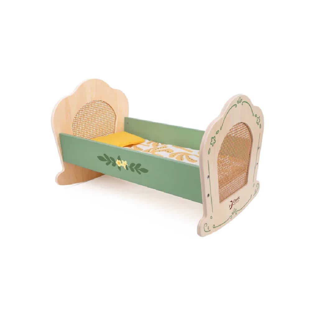 Vintage Cradle, by Classic World, wooden pretend toys, ages 2+