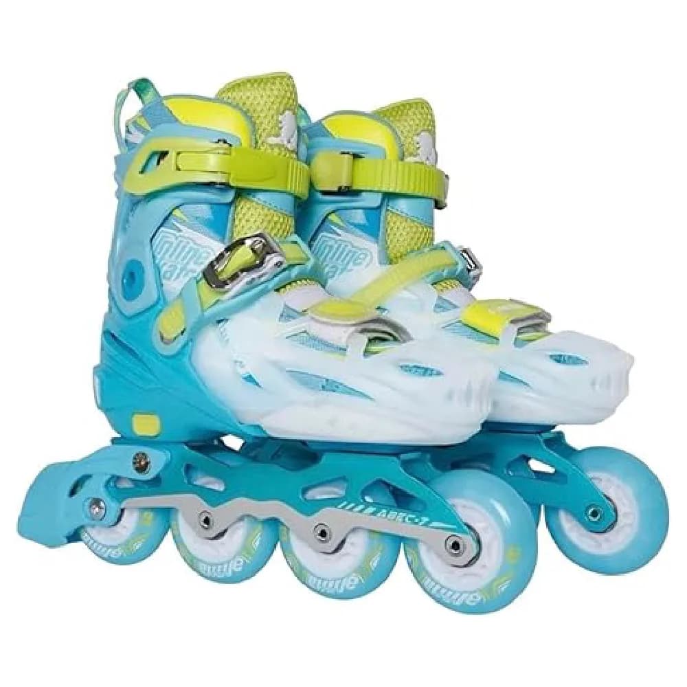 Roller with Light Up Wheels, Blue and Green, by Cougar, on wheels, ages 8+