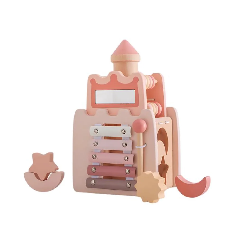 Montessori Educational Wooden Castle, montessori, 0 to 12 months