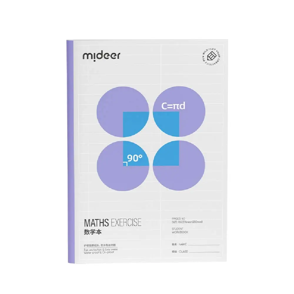 Student WorkBook, Maths Exercise, by Mideer, educational, ages 3 to 4