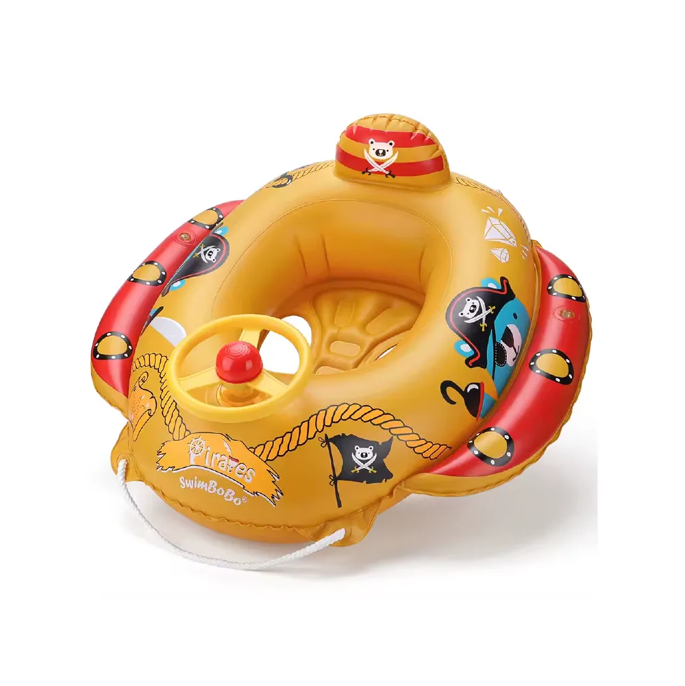 Inflatable Seat Float, Pirate Bear, by Swimbobo, summer, 12 months+