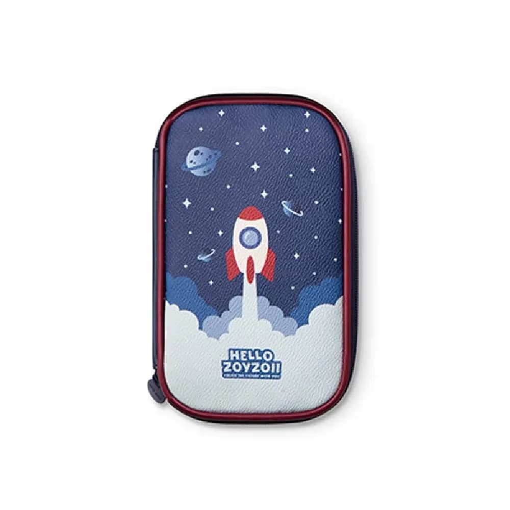 Children’s Pencil Case With Rocket Design, by Zoyzoii, essentials, ages 5+