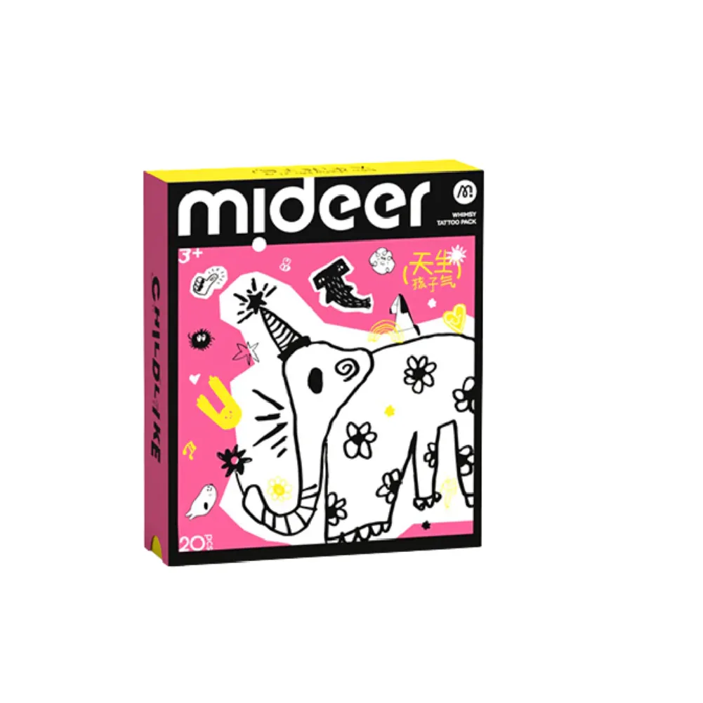 Tattoos of mideer, pink set, by Mideer, craft kits and accessories, ages 3+