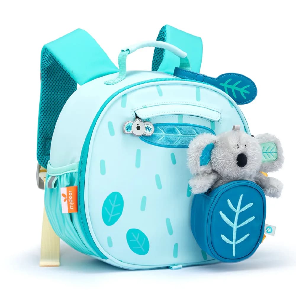 Snuggle Square Backpack, Koala, by Mideer, essentials, ages 3+