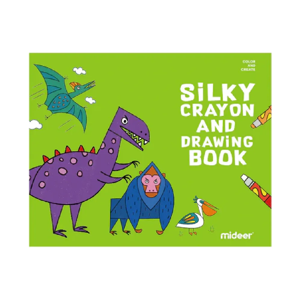 Silky Crayon And Drawing Book, by Mideer, coloring and painting, ages 1 to 4