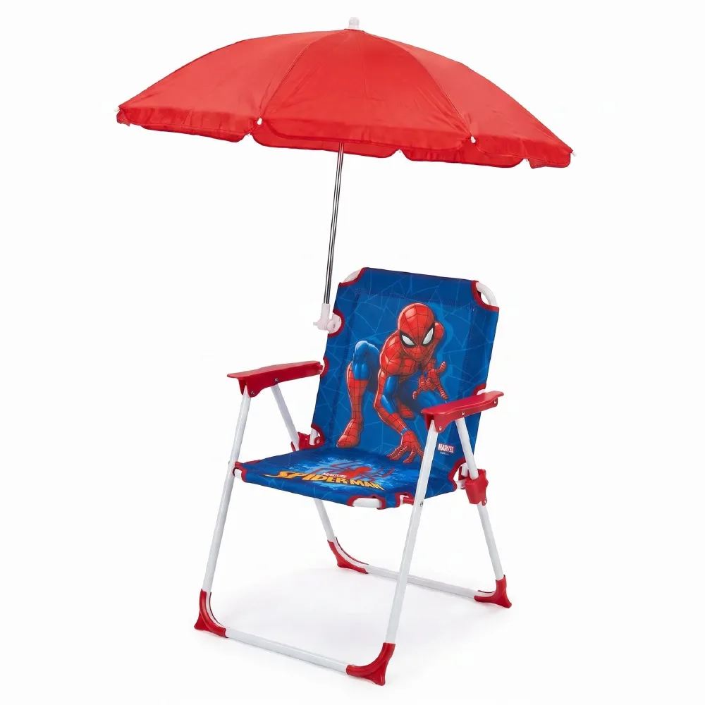 Kids Foldable Beach Chair, Spiderman, table and chairs, ages 1 to 7
