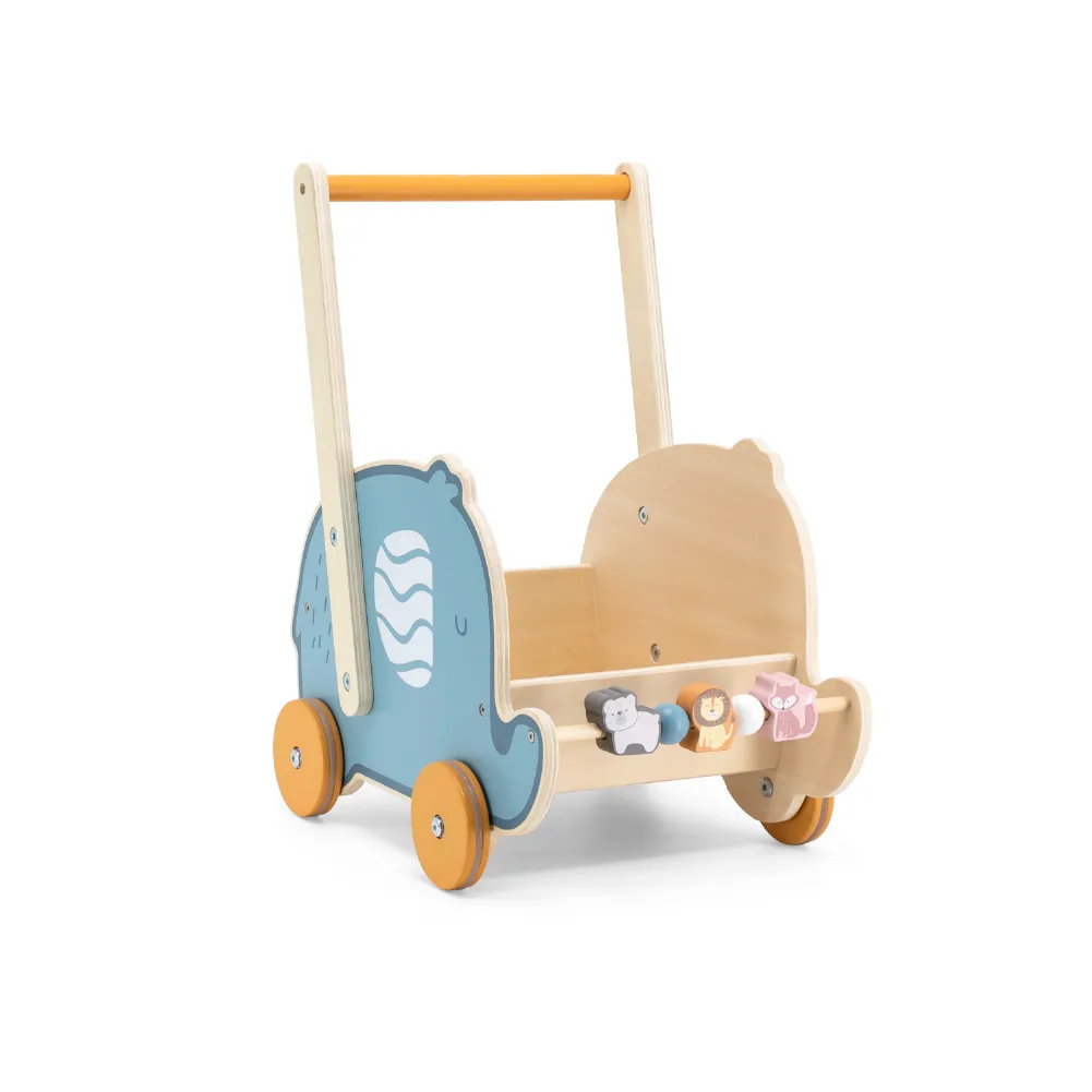 Wooden Elephant Baby Walker, by Polar-B, babies, ages 0 to 2