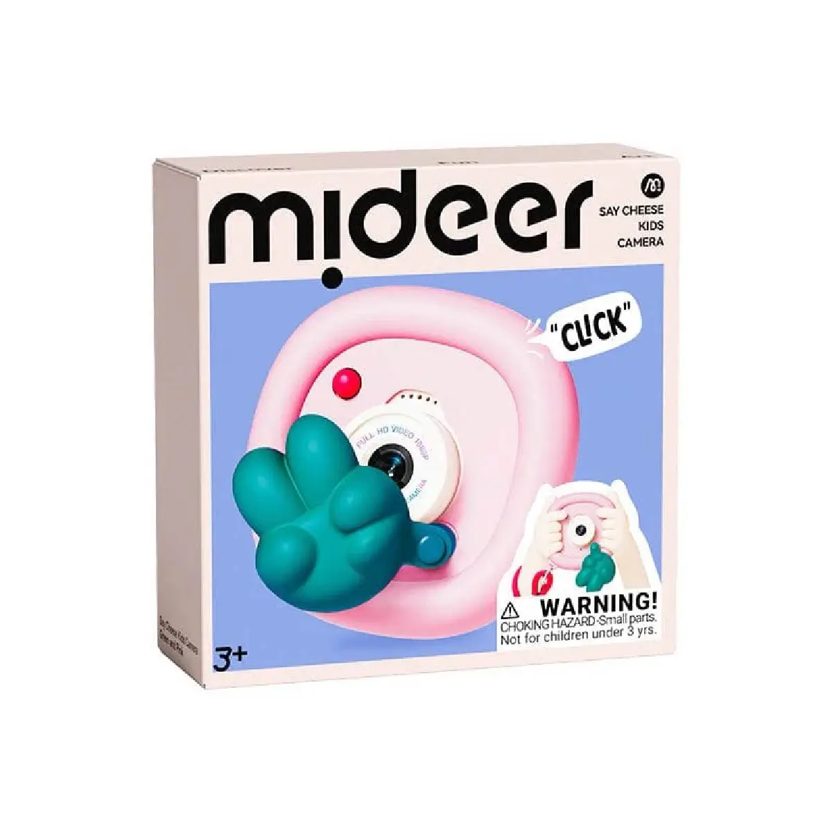 Say cheese kids camera-green pink, by Mideer, electronics, ages 3+