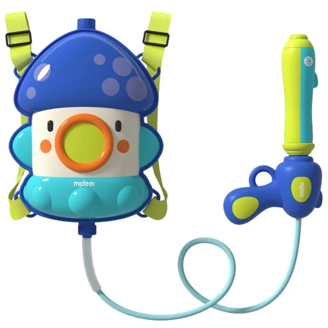 Backpack Water Gun, Octopus, by Mideer, summer, ages 3+