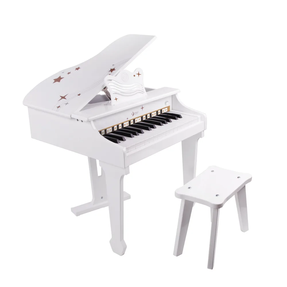 Grand Piano White, by Classic World, music, ages 3+
