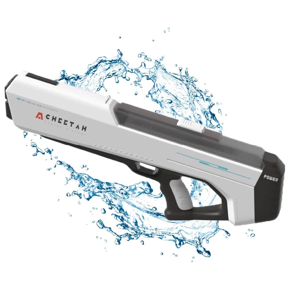 Rechargeable Water Splash Gun, White, summer, ages 5+
