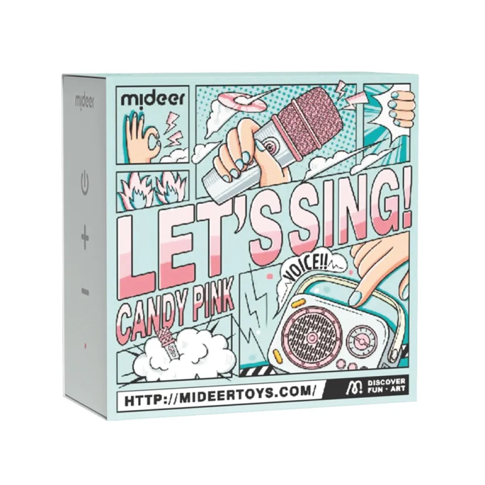 Multifunctional Karaoke Microphone And Speaker-Green, by Mideer, music