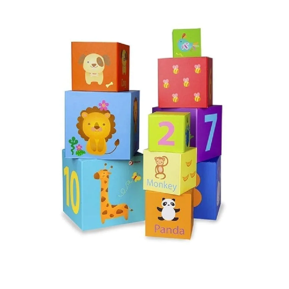 Stacking Cubes, by Classic World, babies, ages 2+