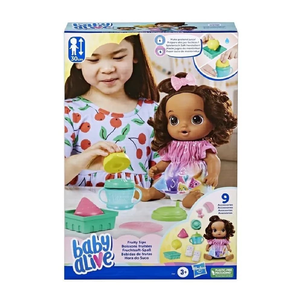 Baby Alive, Fruity Sip Doll, by Hasbro, dolls, ages 3+