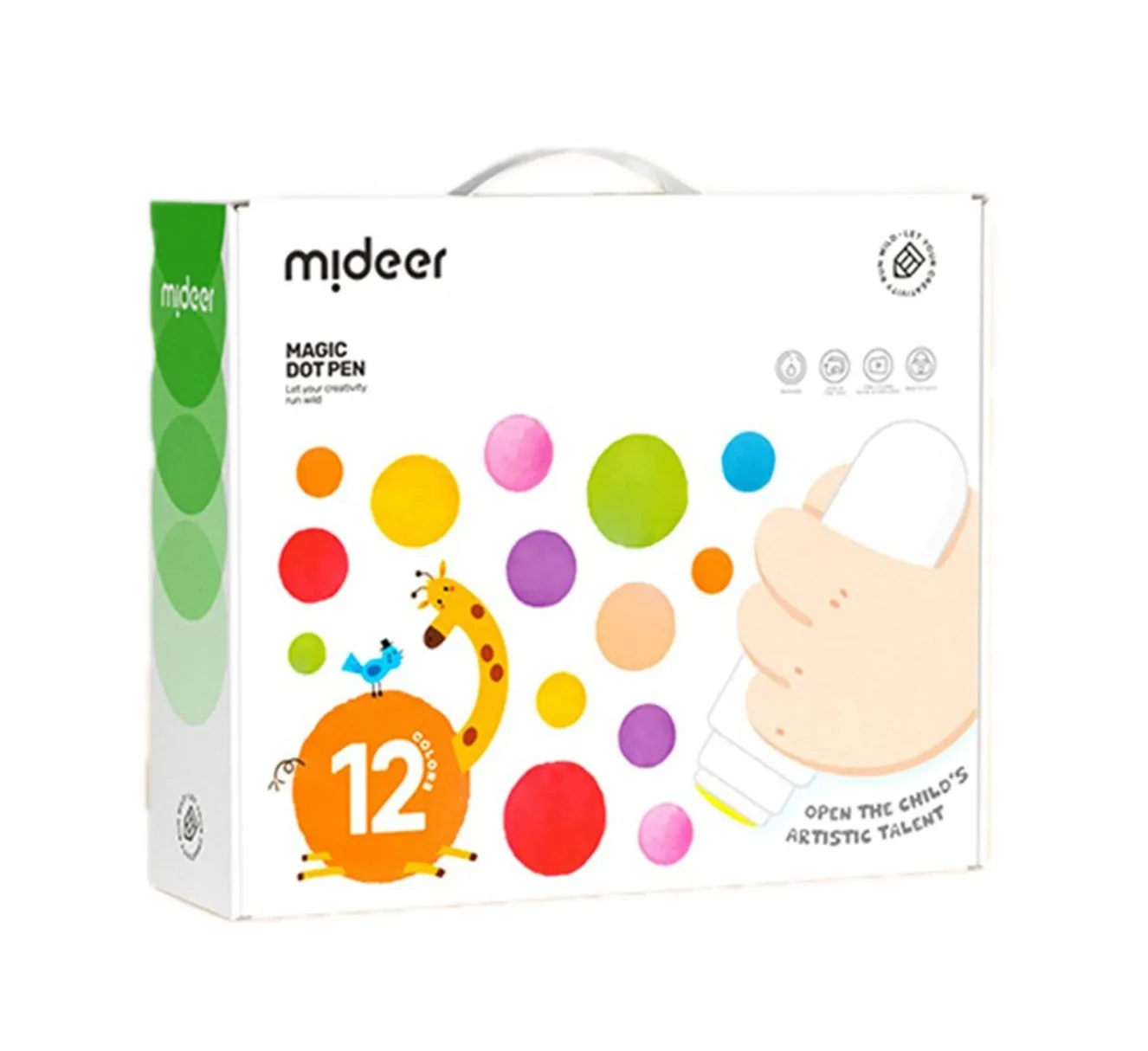 Magic Dot Pen, 12 Colors, by Mideer, coloring and painting, ages 1 to 4