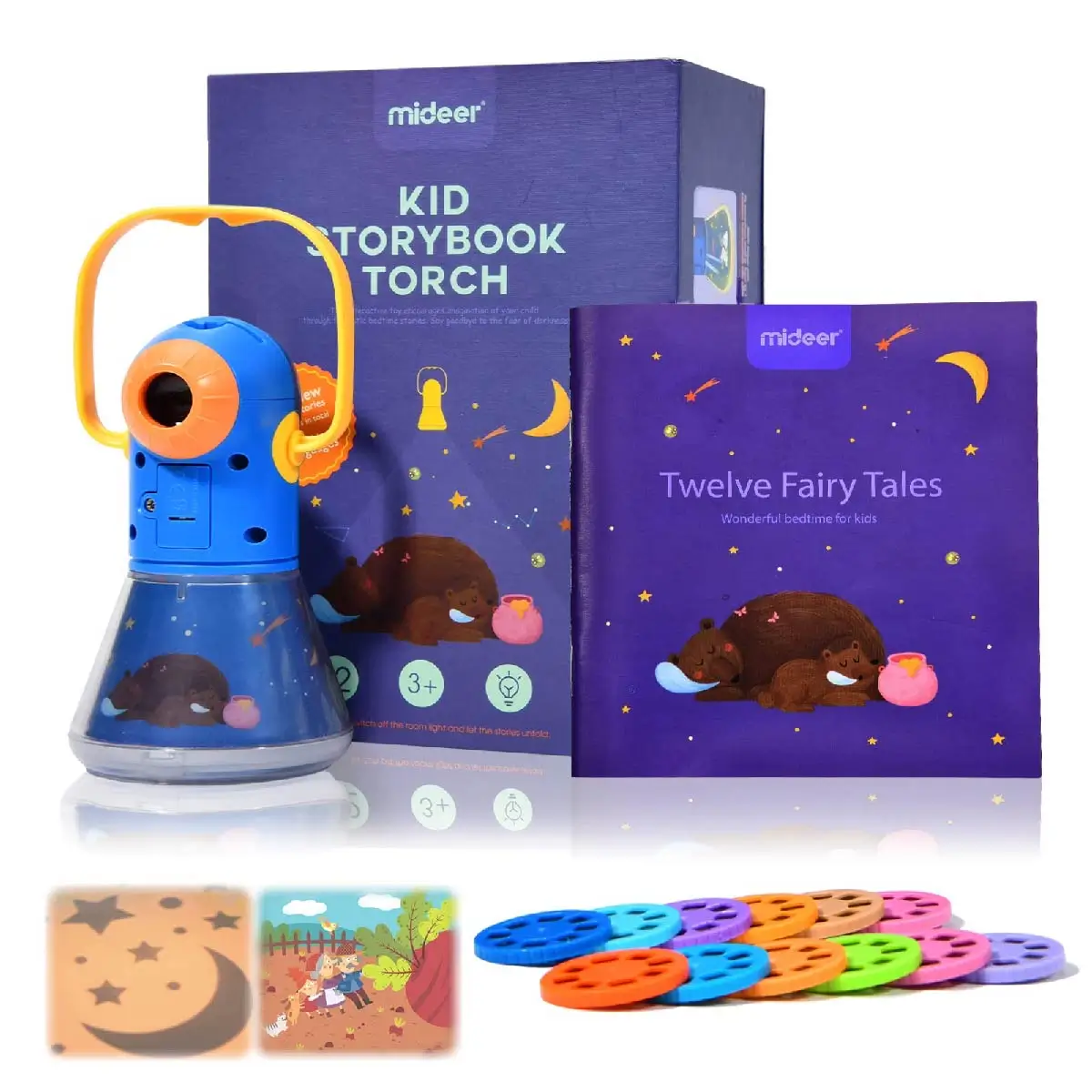 Kids Stroybook Torch, by Mideer, electronics, ages 3+