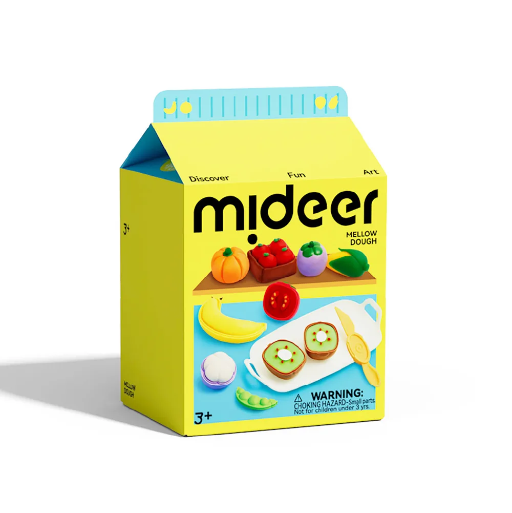 Fruit & Veggie Mellow Dough Playset, by Mideer, dough, ages 3 to 7