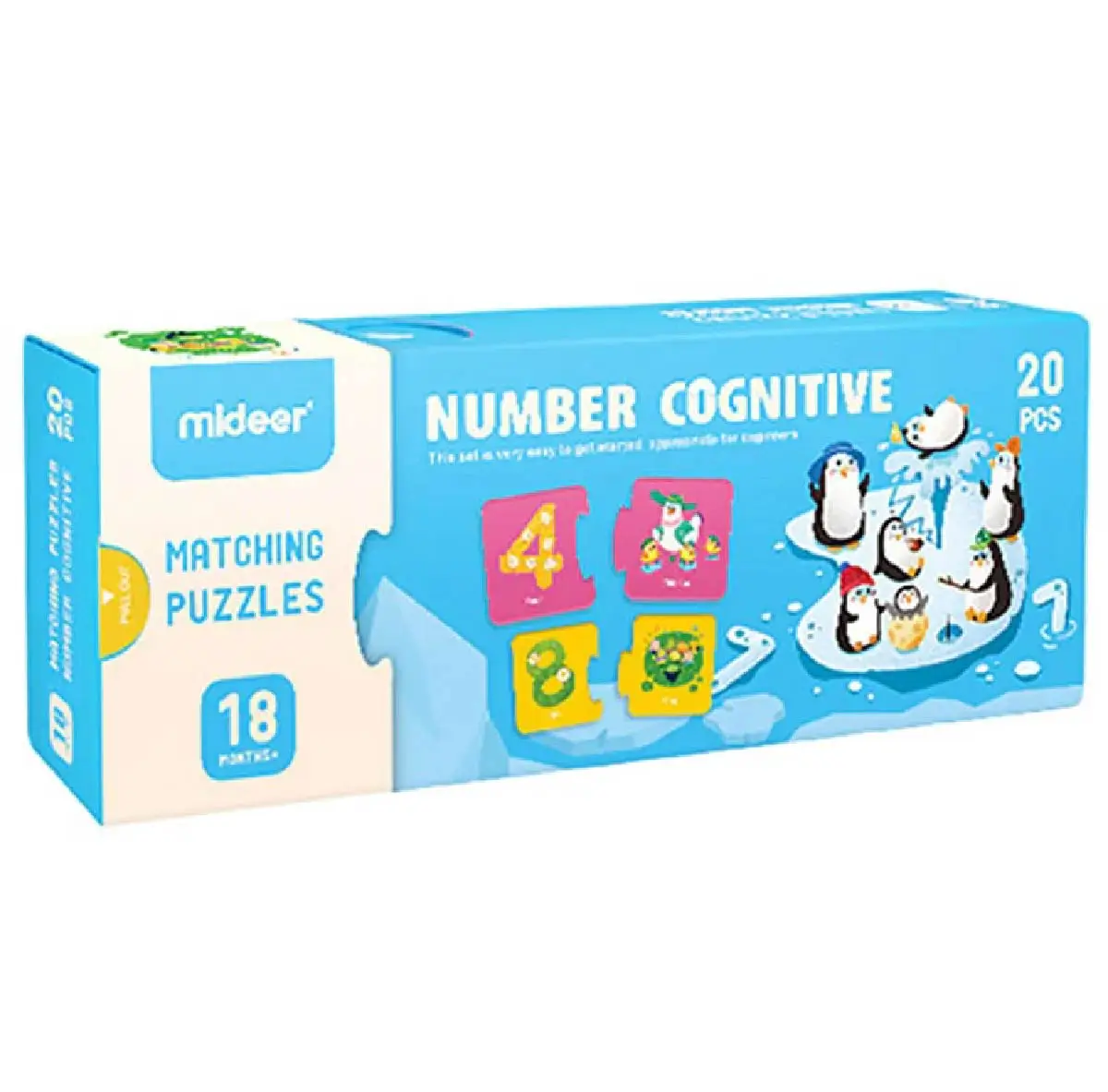 Matching Puzzle-Number Cognitive, by Mideer, puzzles, ages 2+