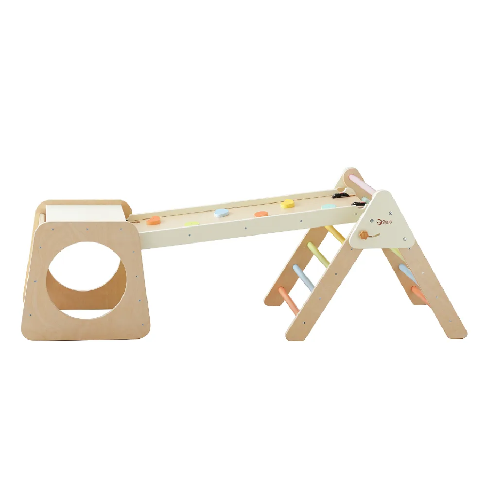 Foldable 5-in-1 Children Triangle Climbing Set, by Classic World, sports, ages 1 to 7