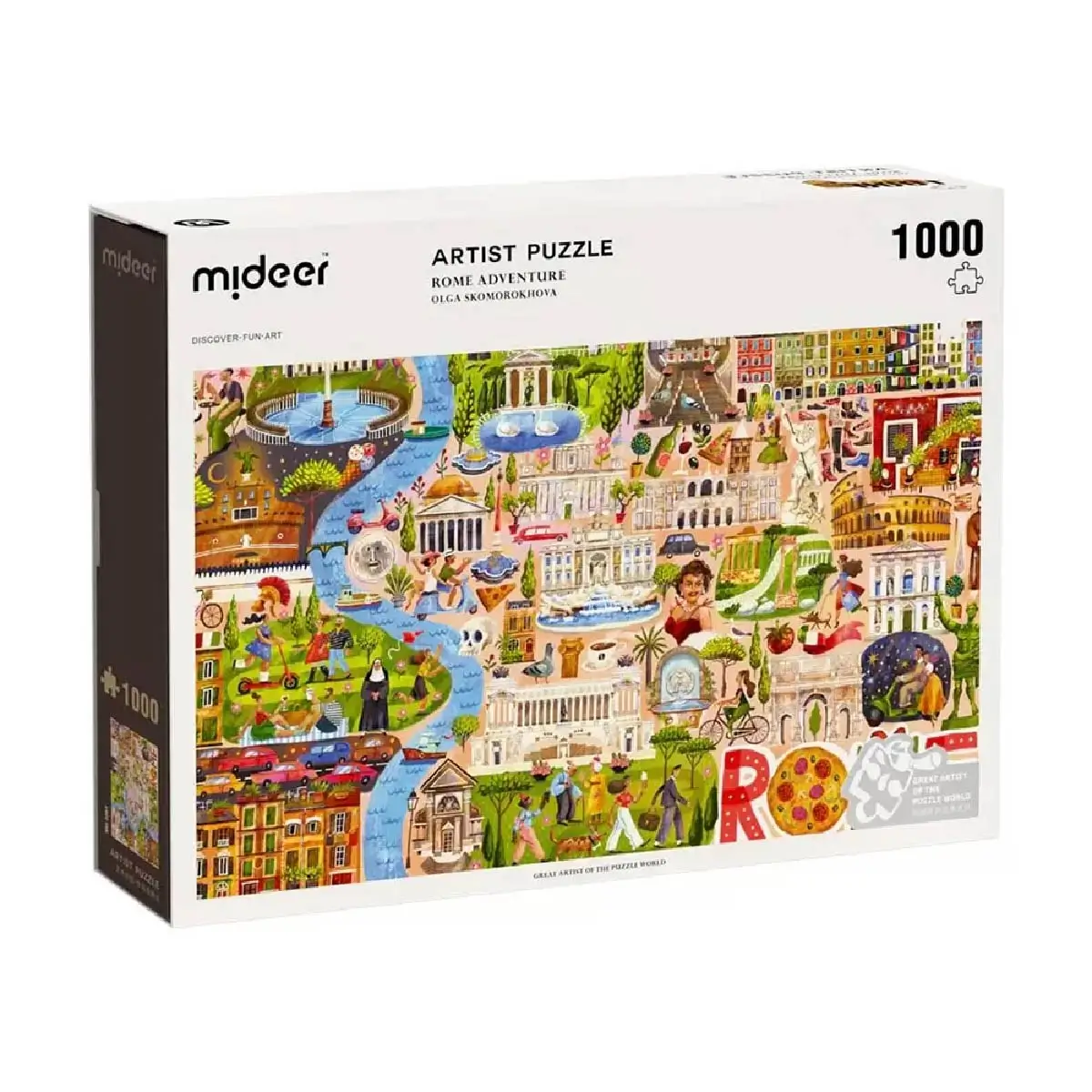 Artist Puzzle-Rome Adventure, by Mideer, puzzles, ages 7+
