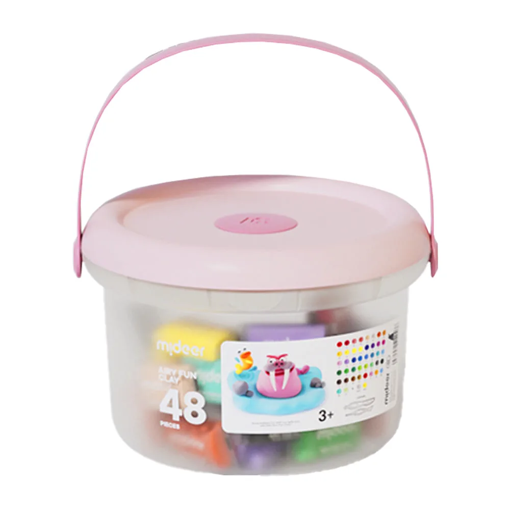 Play Airy Clay, Sweets Bag 48 colors, by Mideer, dough, ages 3+