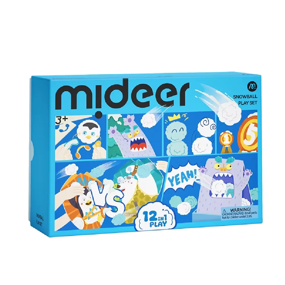 Snow Battle Playset, by Mideer, craft, ages 3+