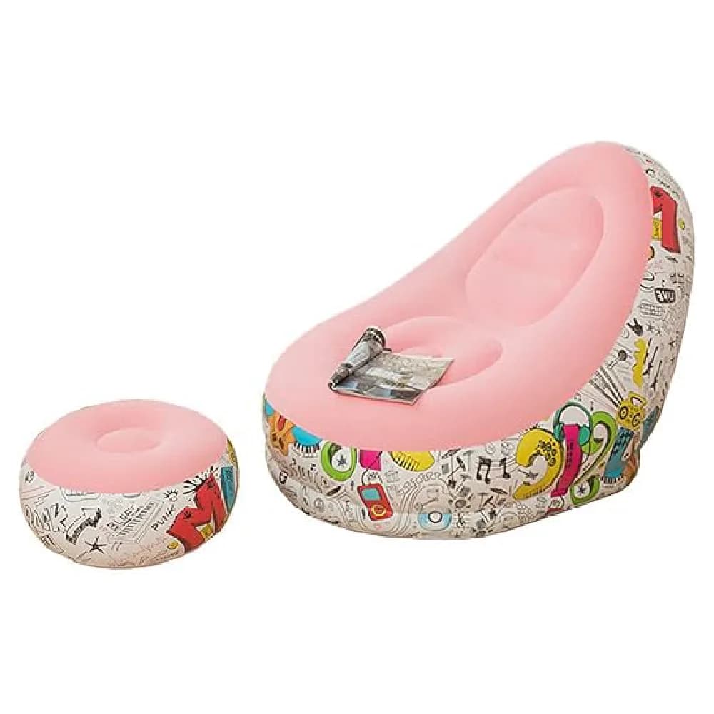 Inflatable Lounge Chair, Pink, accessories, ages 3+