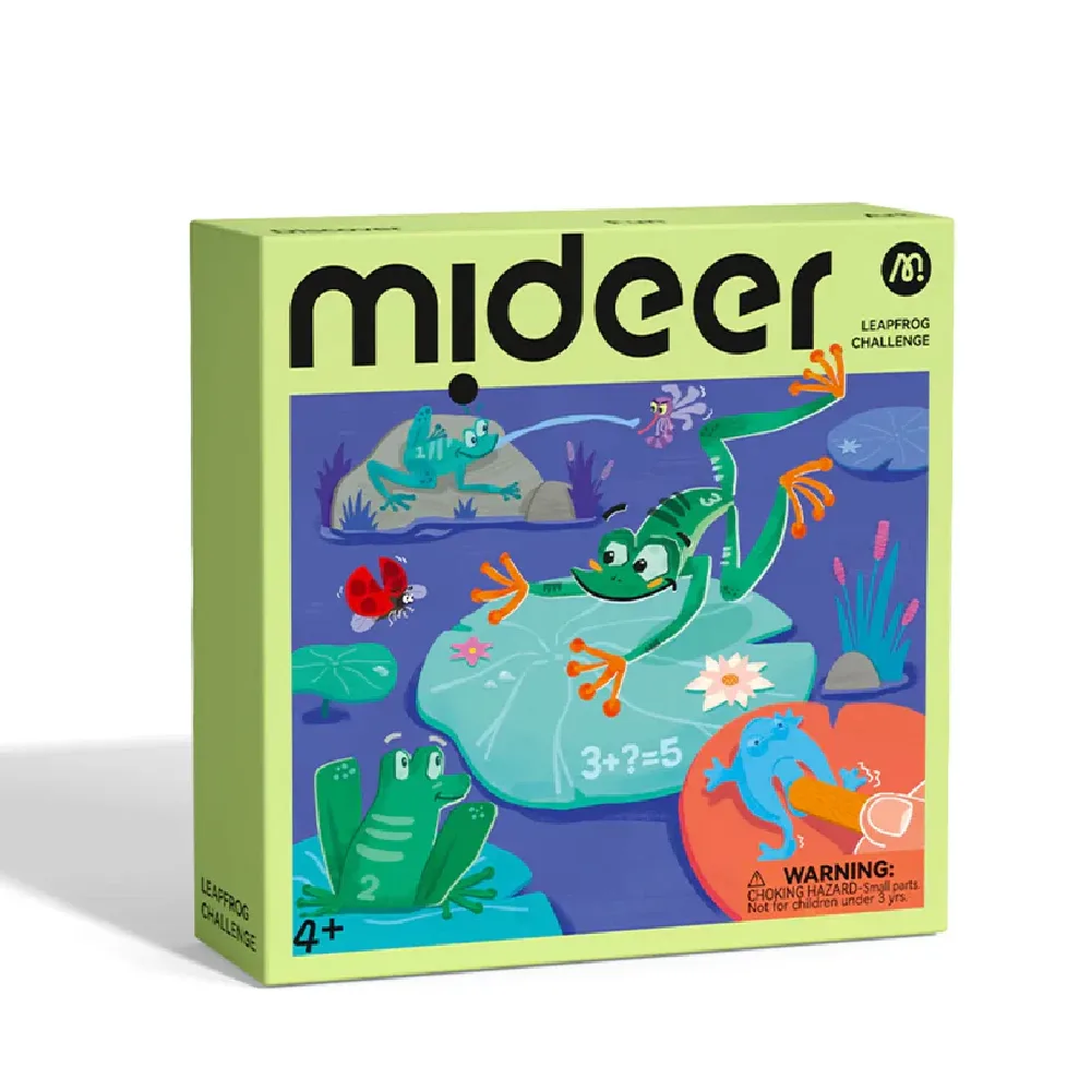 LeapFrog Challenge, A Math Board Game, by Mideer, games, ages 5+