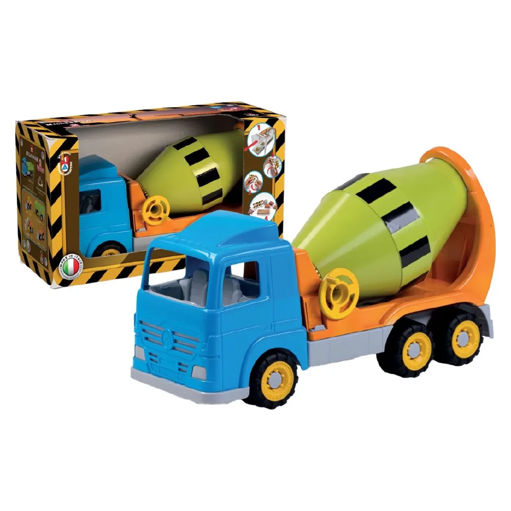 Truck with concrete mixer, by Androni Giocatolli, cars, 12 months+