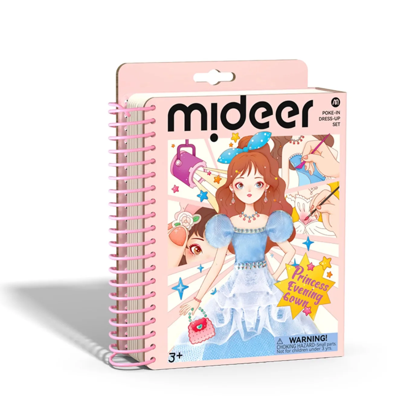 Poke-in Dress-Up Set, Princess Evening Gown, by Mideer, fashion