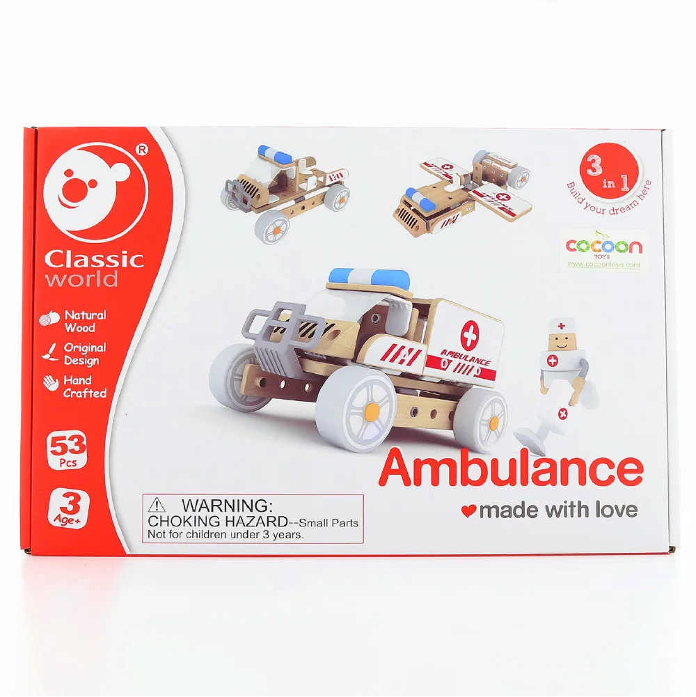 Ambulance, by Classic World, cars, ages 3+