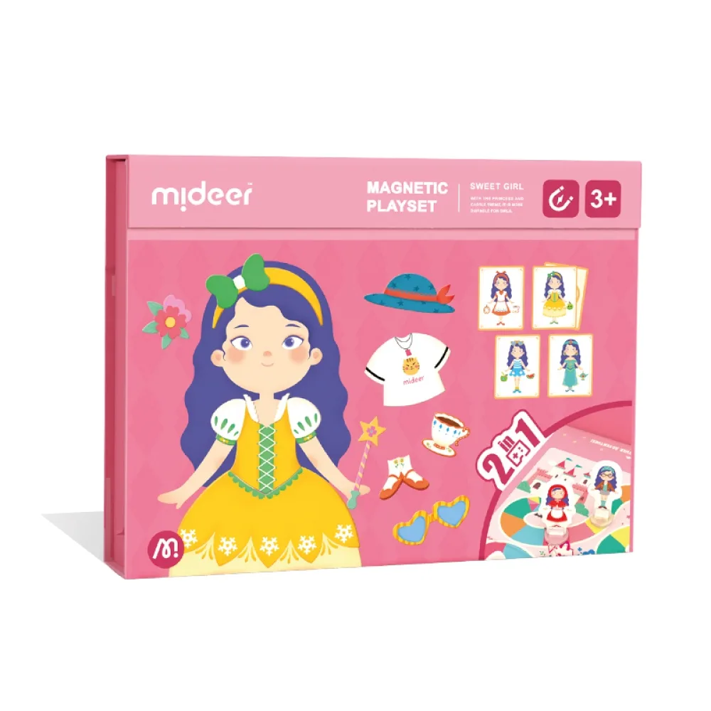Magnetic Playset, Sweet Girl, by Mideer, magnetic, ages 3+