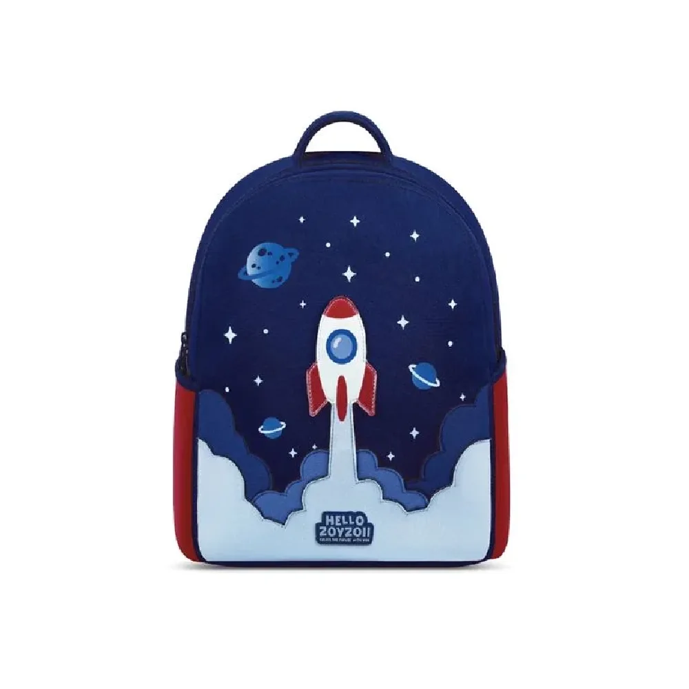 Kid’s School Backpack, Rocket, Water-Resistant, by Zoyzoii, essentials, ages 5 to 7