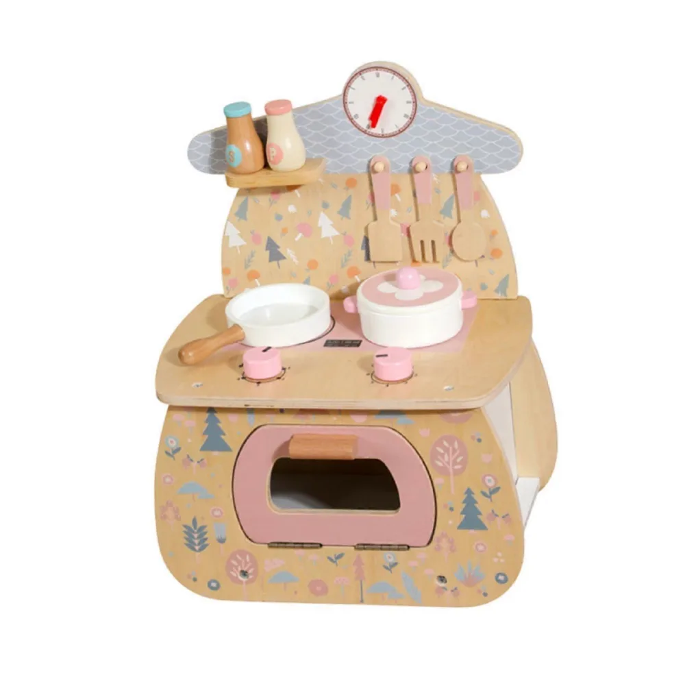 Kitchen Pretend Play, Stove, by One Elephant, wooden pretend toys, ages 3+