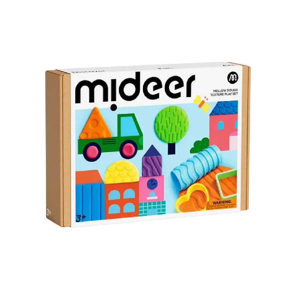 Mellow Dough Play Set, 8 Colors, by Mideer, dough, ages 3+