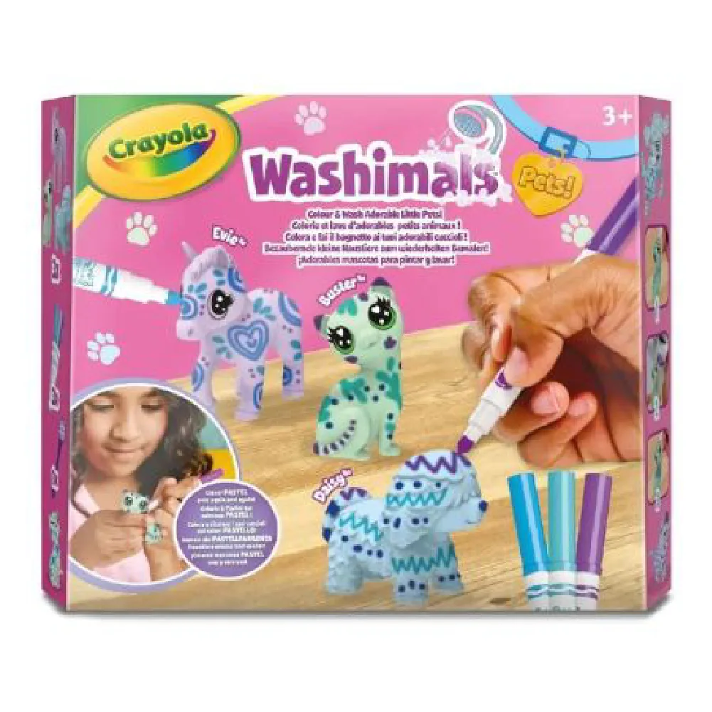 Washimals Pets, Pastel Set, by Crayola, coloring and painting, ages 3 to 7